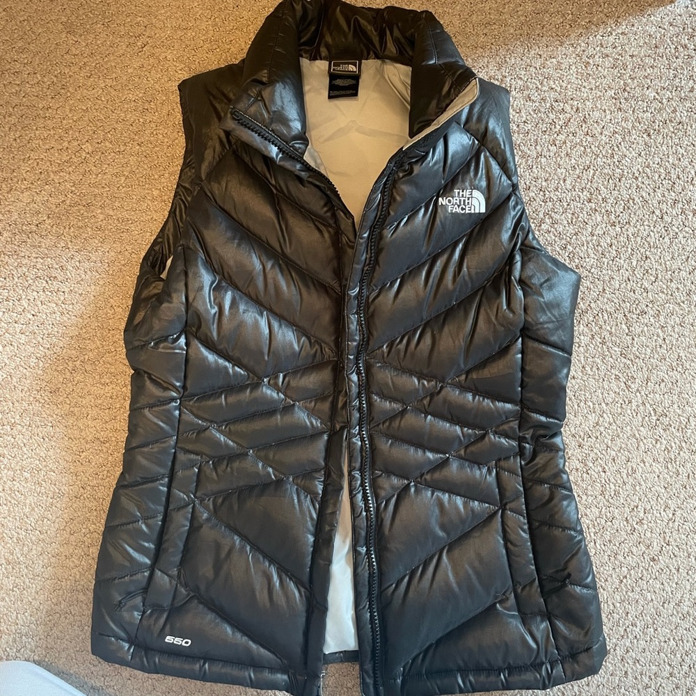 Black womens North Face Vest